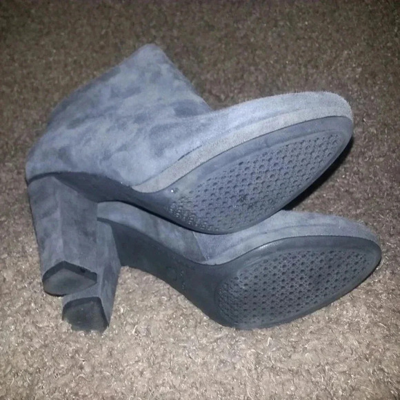 GEOX-RESPIRA-Kali Booties-Dark Grey Goat Suede-SZ 7-37.5-NEAR MINT - Picture 7 of 7